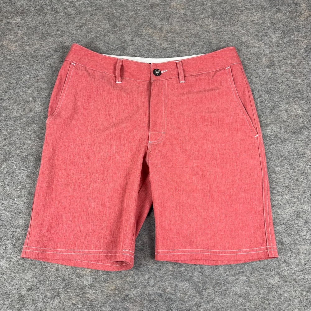 BKE Hybrid Standard Fit Shorts 9" Pockets TRI30 Pink Mens 30